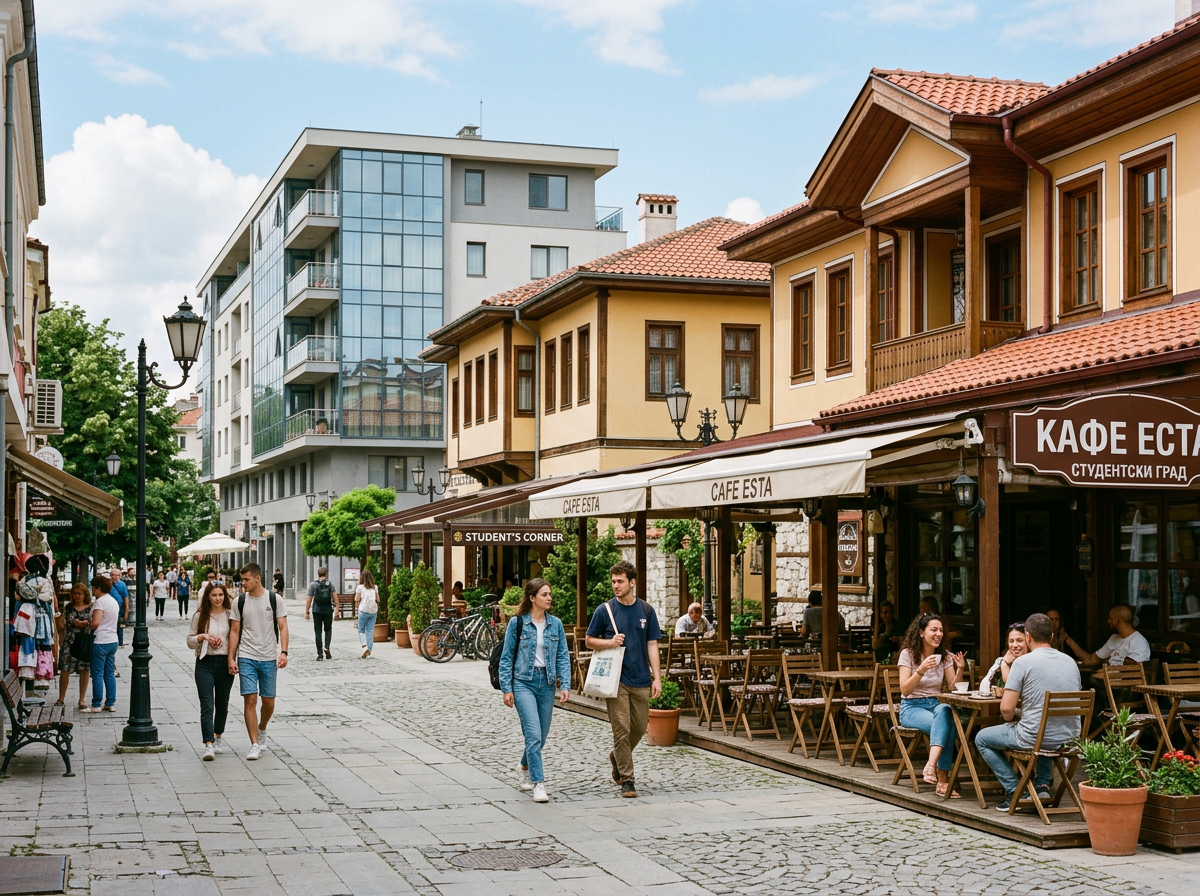 Studentski Grad (Student City), Blagoevgrad — neighborhood view 1