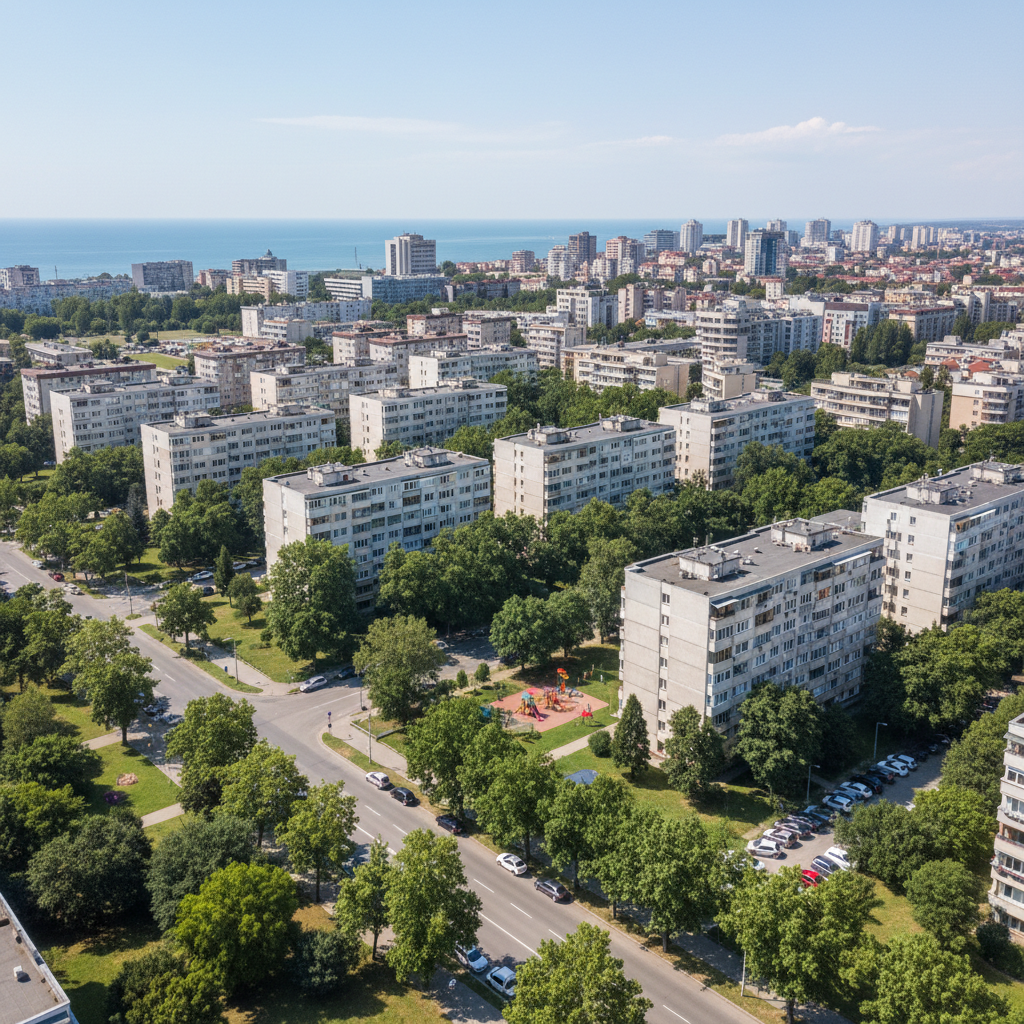 Slaveykov, Burgas — neighborhood view 2