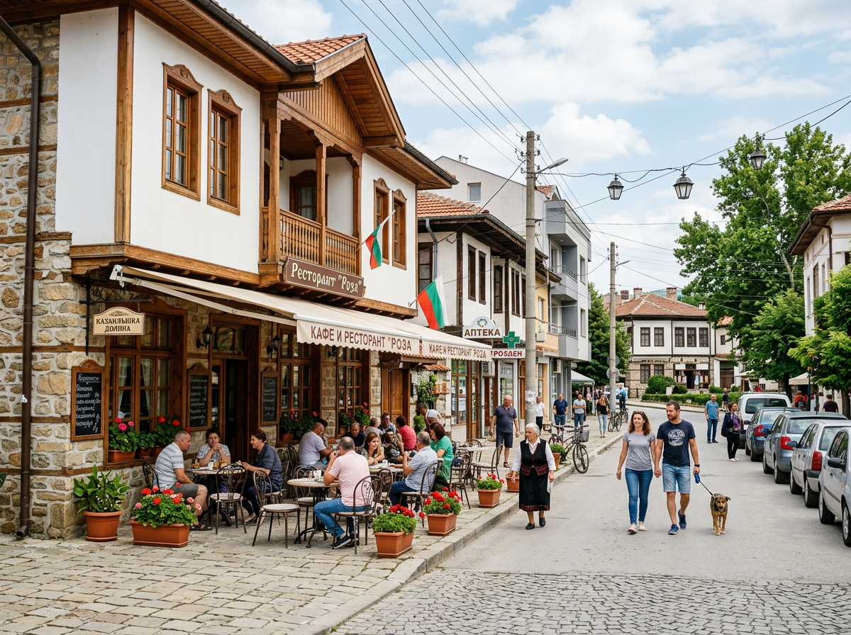 Kran (Крън), Kazanlak — neighborhood view 1