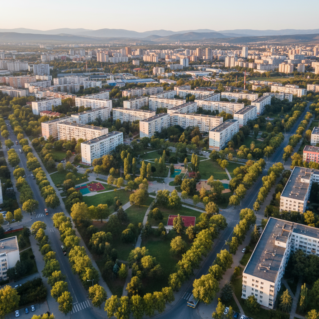 Kran (Крън), Kazanlak — neighborhood view 2