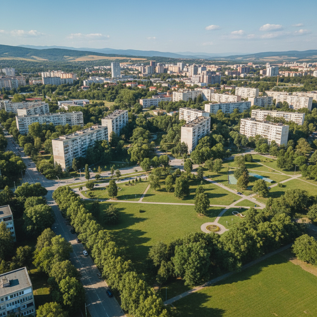 Kvartal Mladezhki, Montana — neighborhood view 2