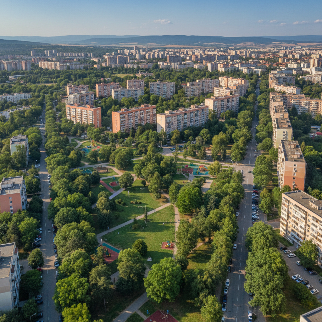Vazrazhdane (Възраждане), Pazardzhik — neighborhood view 2
