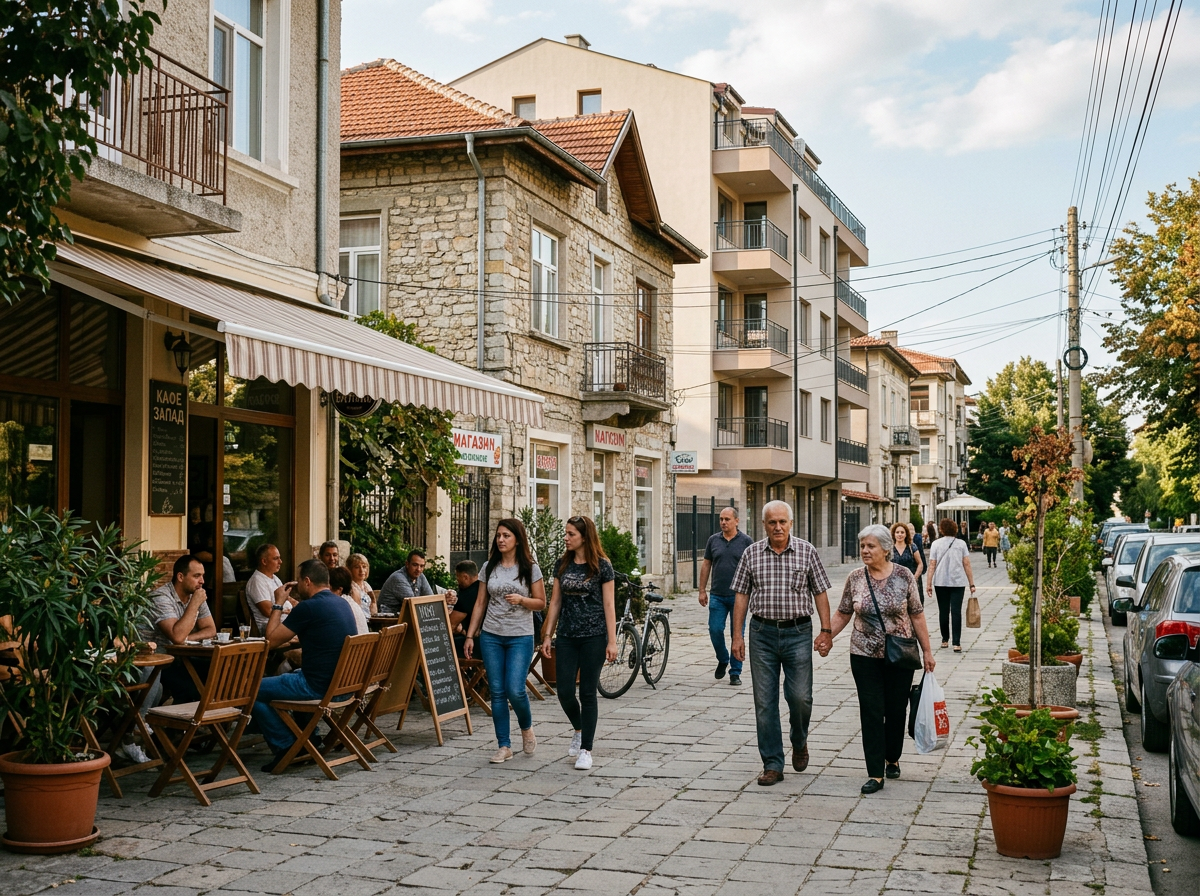 West (Запад), Pazardzhik — neighborhood view 1
