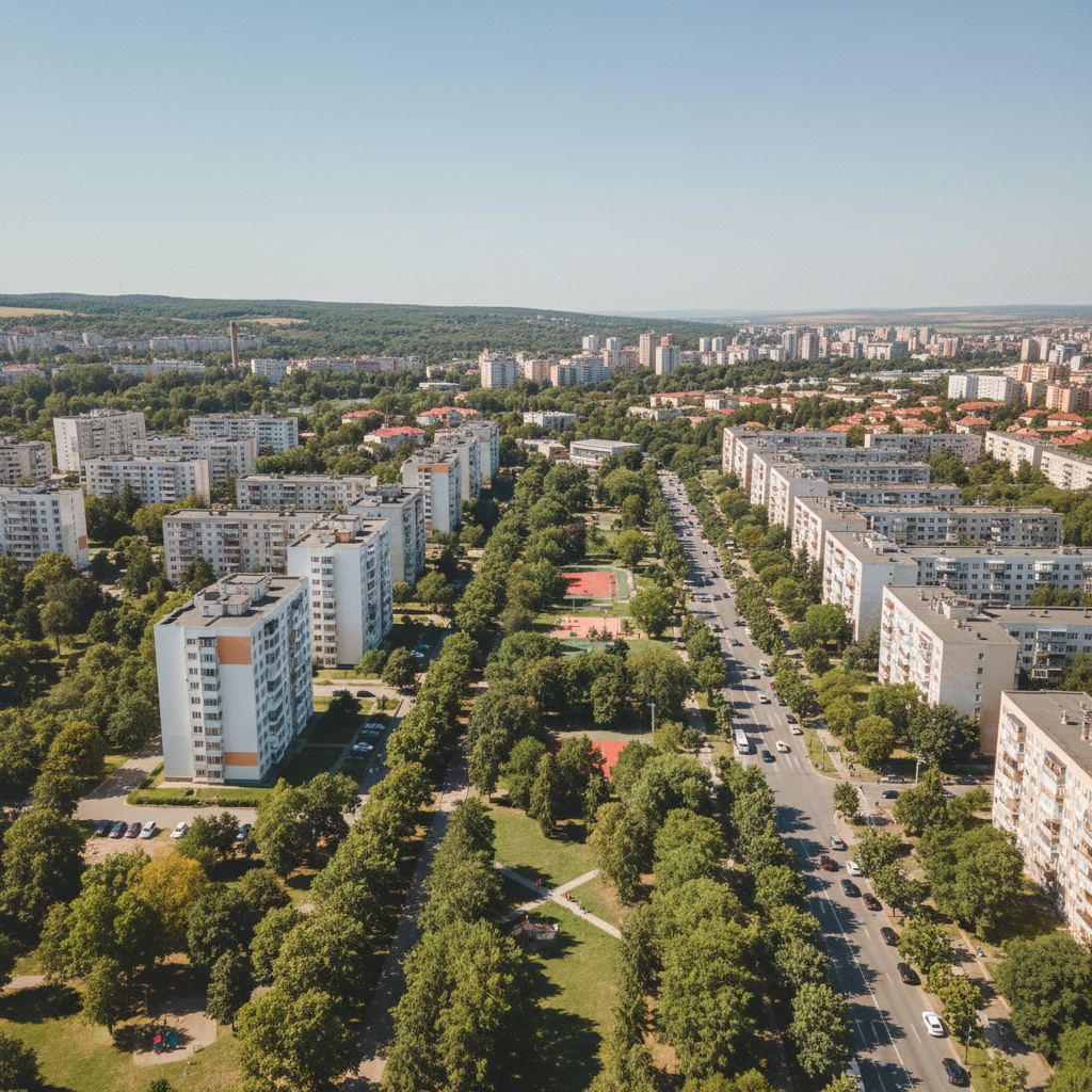 West (Запад), Pazardzhik — neighborhood view 2
