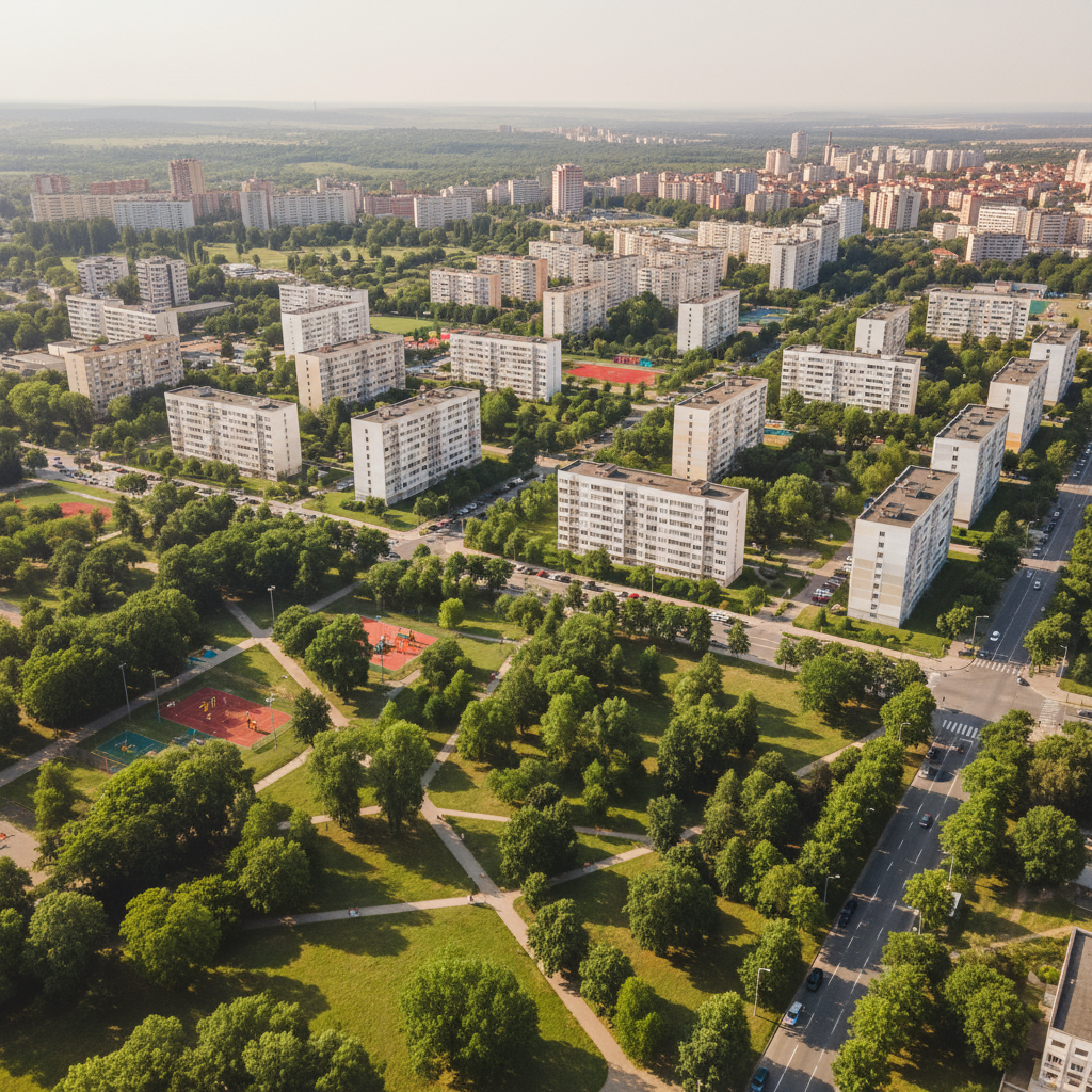 Zapad (West), Targovishte — neighborhood view 2