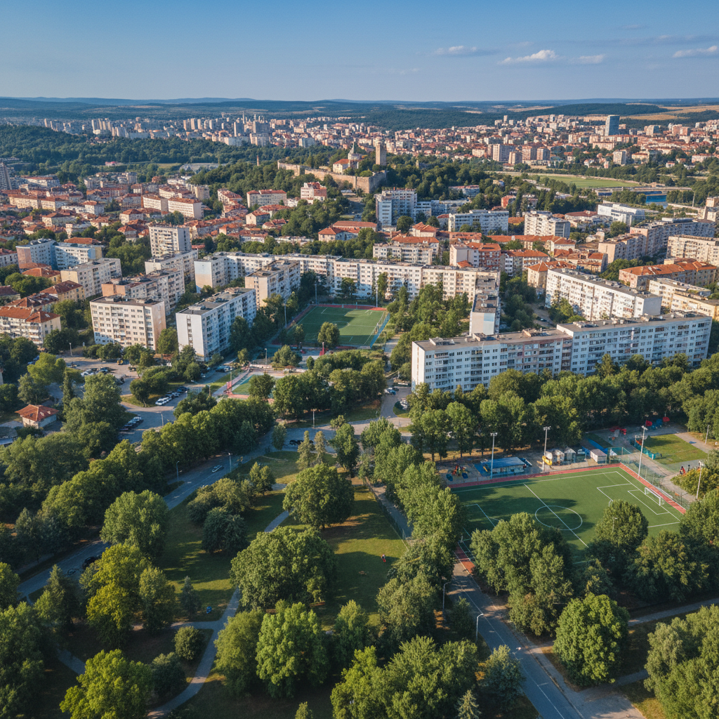Sveta Gora (Student City), Veliko Tarnovo — neighborhood view 2